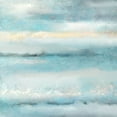 thumbnail image 2 of Kimberly, Allen 26x26 Gold Ornate Wood Framed with Double Matting Museum Art Print Titled - Layers of Blue, 2 of 4