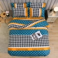 thumbnail image 2 of Set Seprai Penutup Selimut Duvet Baru Set Sarung Bantal Coklat, 2 of 4