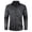 Black, variant on AZoiNM Men's Print Patchwork Casual Shirt Slim Fit Long Sleeve No Pocket