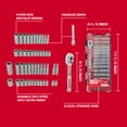 thumbnail image 4 of Hyper Tough 1/4-Inch Drive Ratchet and Socket Set, SAE and Metric, 50 Pieces, 4 of 11