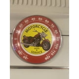 Motor Cycle Sales Harley Davidson Gas and OIL Vintage style Round ...