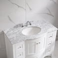 thumbnail image 3 of Eviva Stanton 42" White Transitional Bathroom Vanity w/ White Carrara Top, 3 of 4