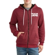 Men's El Capo Sherpa Hoody space dyed fleece with sherpa lining, full zip hoody