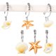 thumbnail image 5 of Juego De Ganchos Colgantes Con Forma De Concha De Estrella De Mar, Juego De Ganchos Colgantes De Acero Inoxidable, Juego De Ganchos Dobles Para Cortina Inevent HA025013-01, 5 of 7