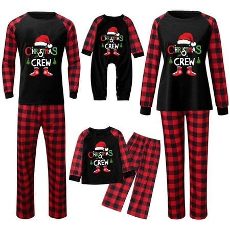 

Jtckarpu 2023 Merry Christmas Pajama Family Matching Outfits Plaids Women S Pajamas Organic Cotton Christmas Pajama Shorts