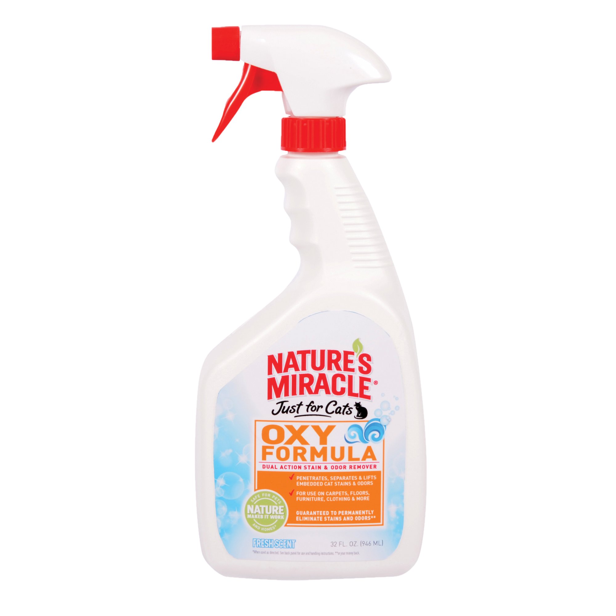 Nature's Miracle Just For Cats Fresh Scent Stain & Odor Remover, 32 oz