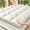 White, variant on Diamond Quilted Fitted Mattress Topper, Fluffy Double Size Bed Pad for Household Use, Foldable Anti-slip Mattress Protector ,750GSM(Gray,California King)