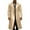 Gold, variant on MIXUE Mens Coats And Jackets Autumn Winter Leather Solid Color Lapel Button Down Long Sleeve Slim Fit Casual Formal Maxi Coat Streetwear,Gray,XXL