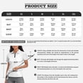 thumbnail image 6 of Aplkyhs Patriotic Star Women's Golf Shirt and Sun Visor Hat Set Short Sleeve Collared Quick-Dry Breathable Moisture-Wicking Shirt Adjustable UV-Protective Visor for Daily Wear Golf Tennis, 6 of 7