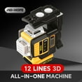 thumbnail image 3 of High-Precision Laser Level with Infrared - 12-Line Green Beam, Strong Light & Thin Line, Auto-Leveling for Indoor/Outdoor Wall & Floor Installation, 3 of 5