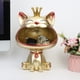 thumbnail image 4 of Figura de Gato La Suerte FLhrweasw Resina Cuenco Estatua Dorado, 4 of 9