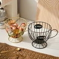 thumbnail image 1 of Vacemry Under $5 Coffee Pod Organizer, Metal Snack Candy Display Shelf, Kitchen Countertop Storage Rack for Coffee Capsules, Cup-shaped Design, Counter Decor, 1 of 9