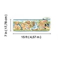 thumbnail image 3 of TRIMZ Vintage Farmhouse Puppy Laundry Wallpaper Border, Nature-Inspired Puppies & Country Clothesline, 15 ft x 7 in, 3 of 7