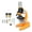 Orange, variant on Kids Microscope Kit LED 1200X Microscope Specimen Slides Science Educational Toy Birthday for Children