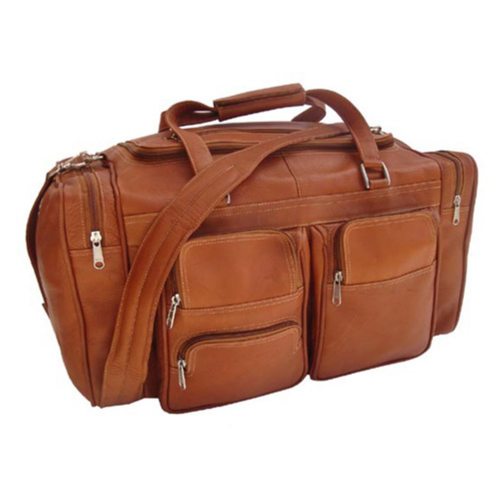 Piel Leather 20 inch Duffel Bag with Pockets - image 2 of 2