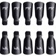 thumbnail image 2 of Jumpingount 10 Uds. Clips de tapa de remojo de Arte de uñas de plástico Gel removedor de esmalte herramienta de envoltura líquido para la Juegos de manicura negro, 2 of 6