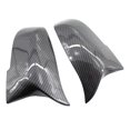 thumbnail image 3 of Rearview Mirror Shells Side Wing Mirror Cover Carbon Fiber Style Pair Replacement For F32 F30 F31 F33 F36, 3 of 6