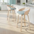 thumbnail image 2 of Grotto Counter Stools for Kitchen Counter, Counter Height Chairs, Bar Stools Set of 2, Counter Height Chairs, Bar Stools For Kitchen Island, 2 of 10