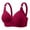 Wine, variant on Women's Full Cup Wireless Bra Anti Sagging Lifting Lingerie, Side Support Smoothing Underwear, High Coverage Push Up Vest, Accessory Breast Collection Top, Comfortable Non Slip Daily Bralette