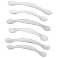 thumbnail image 3 of TOP-MAX 3PCS Vintage Zinc Alloy Handle White Cabinet Pulls Replacement Puller for Drawer Dresser, 3 of 8