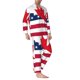 thumbnail image 2 of Balery USA Canada Flag Pijama para Hombre de Dos Piezas con Manga Larga, Conjunto de Dormir y Descanso Suave con Bolsillos-X-Large, 2 of 7