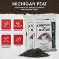 thumbnail image 2 of Michigan Peat 5240 Garden Compost and Manure Blend, 40 Pound Bag (2 Pack), 2 of 6