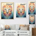 thumbnail image 4 of Designart "Divine Blessings Folk Religion wall art" Animals Floater Framed Canvas Print, 4 of 7