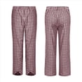 thumbnail image 2 of Pantalones Casuales de Verano para Mujer, Tipo Tulipán, Holgados, con Cintura Elástica y Bolsillos. Rojo M, 2 of 5