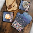 thumbnail image 5 of Pioneer Flower Kitchen Oven Mitt and Pot Holder Sets 4 Pcs for Baking, Cooking and Grilling, Heat Resistant Up To 392 °F, 5 of 7