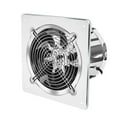 thumbnail image 1 of 6''7'' Booster Fan Extractor Exhaust Fan Ventilation Pipe Fan For Bathroom Toilet Kitchen Wall Window Stainless Steel Fan ,Fast Wind Speed, 1 of 7