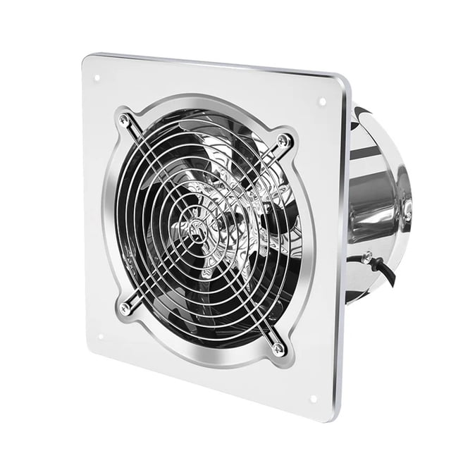 6''7'' Booster Fan Extractor Exhaust Fan Ventilation Pipe Fan For Bathroom Toilet Kitchen Wall Window Stainless Steel Fan ,Fast Wind Speed