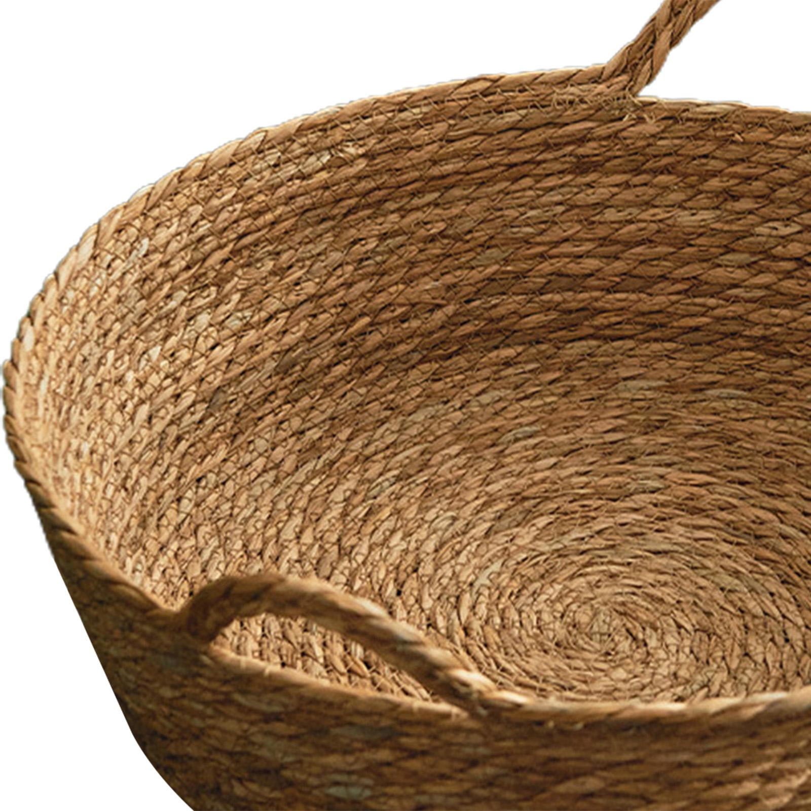 Cat Bed Basket Indoor Lounge Bed Handmade Kitten Bed Pet Scratching Sleeping Bed 35cmx12cm