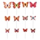 thumbnail image 5 of 12 Piezas de Decoración de Jardín de Mariposas Plástico + Herramienta de sanía de Jardín de Bricoje rojo Macarena Sembradora de mariposas Estacas Decoración, 5 of 6