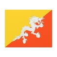thumbnail image 5 of Bhutan Country Flag Canvas Vibrant Wall Art Unframed Home Decor, 5 of 13