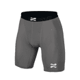 thumbnail image 1 of Short de Licra Unisex ZAPARI Deportivo Interior de Compresión 3/4 Para Hacer Ejercicio gris CH, 1 of 6