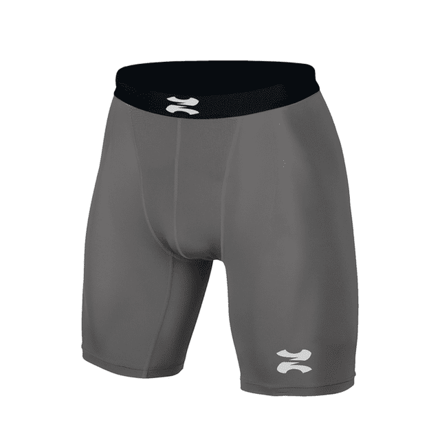 Short de Licra Unisex ZAPARI Deportivo Interior de Compresión 3/4 Para Hacer Ejercicio gris CH