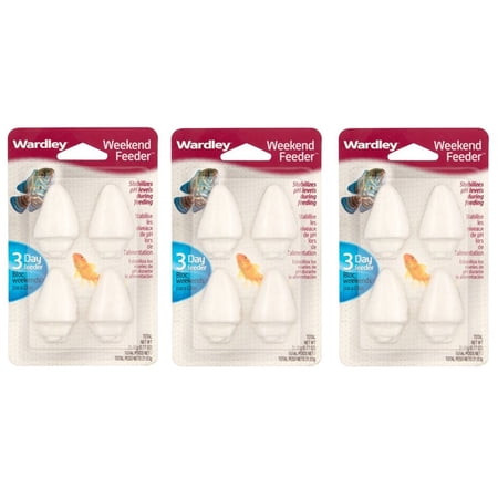 (3 Pack) Wardley Shells Weekend Feeder, 4 count
