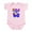 Petal Pink, variant on CafePress - GRANDMA 60 Infant Bodysuit - Baby Light Bodysuit, Size Newborn - 24 Months