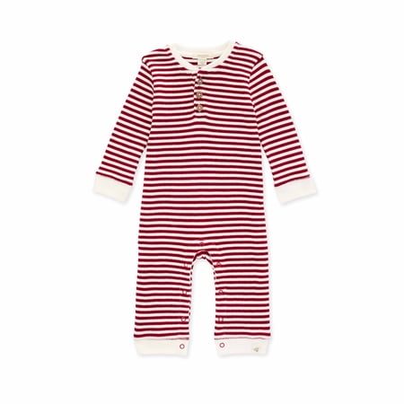 Burt's Bees Baby Organic Cotton Baby Thermal Jumpsuit, Sizes Newborn-12 Months