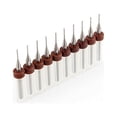 thumbnail image 4 of Carbide Pcb  Tool 10 Carbide Drill Bits 0.8mm Tungsten Steel Blade CNC/PCB Engraving Bit Tool, 4 of 8