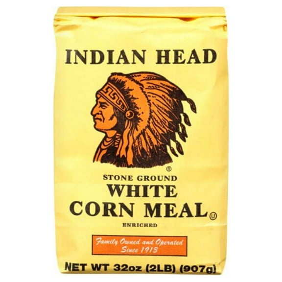Indian Head White Corn Meal - 5lb