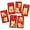 JC6980, variant on MOMOJIA Pack of 6 New Year Red Envelopes Gold Sparkles Matte Finish Cartoon Horse Pattern Multipurpose Money Gift Holders
