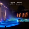 thumbnail image 5 of Areful Luces LED azules, luces de cuerda de 16 pies, iluminación de tira azul conectable y flexible, LED de alto brillo 3528 con cubierta de PVC transparente, resistente al agua para uso en interiores, 5 of 5