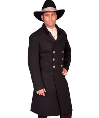 Scully Western Coat Mens Wool Double 