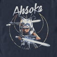 thumbnail image 2 of Men's Star Wars: The Clone Wars Rebel Alliance Ahsoka Graphic Tee Navy Blue Large, 2 of 5