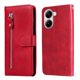 thumbnail image 1 of Estuche de Cuero PU con Cierre para Xiaomi Poco X7 Pro , Funda Protectora con Billetera y Correa, 1 of 5