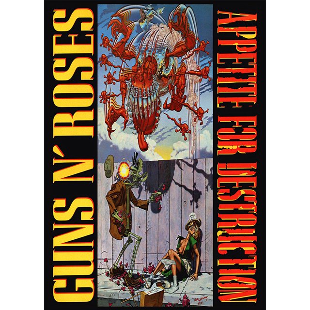 Póster de pintura decorativa de Guns N Roses, arte de pared, decoración del hogar para Bar, Pub, 50x70cm