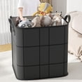 thumbnail image 6 of Dust-Proof Comforter And Bedding Organizer Spacious Moving Storage Bin Large Zippered Non-Woven Fabric Bag With Handles Zipper Storage Bags Foldable Wardrobe Storage Bag,C, 6 of 7