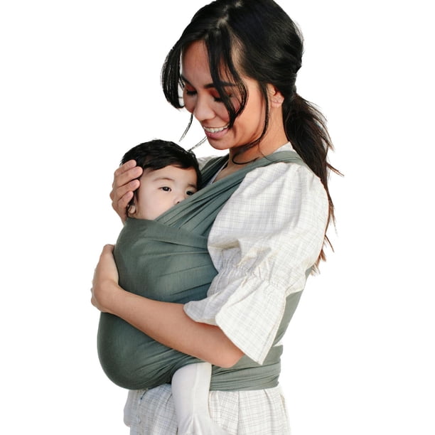 Portabebés Solly Baby Albahaca Tela Suave y Ligera para Recién Nacidos y Niños Pequeños