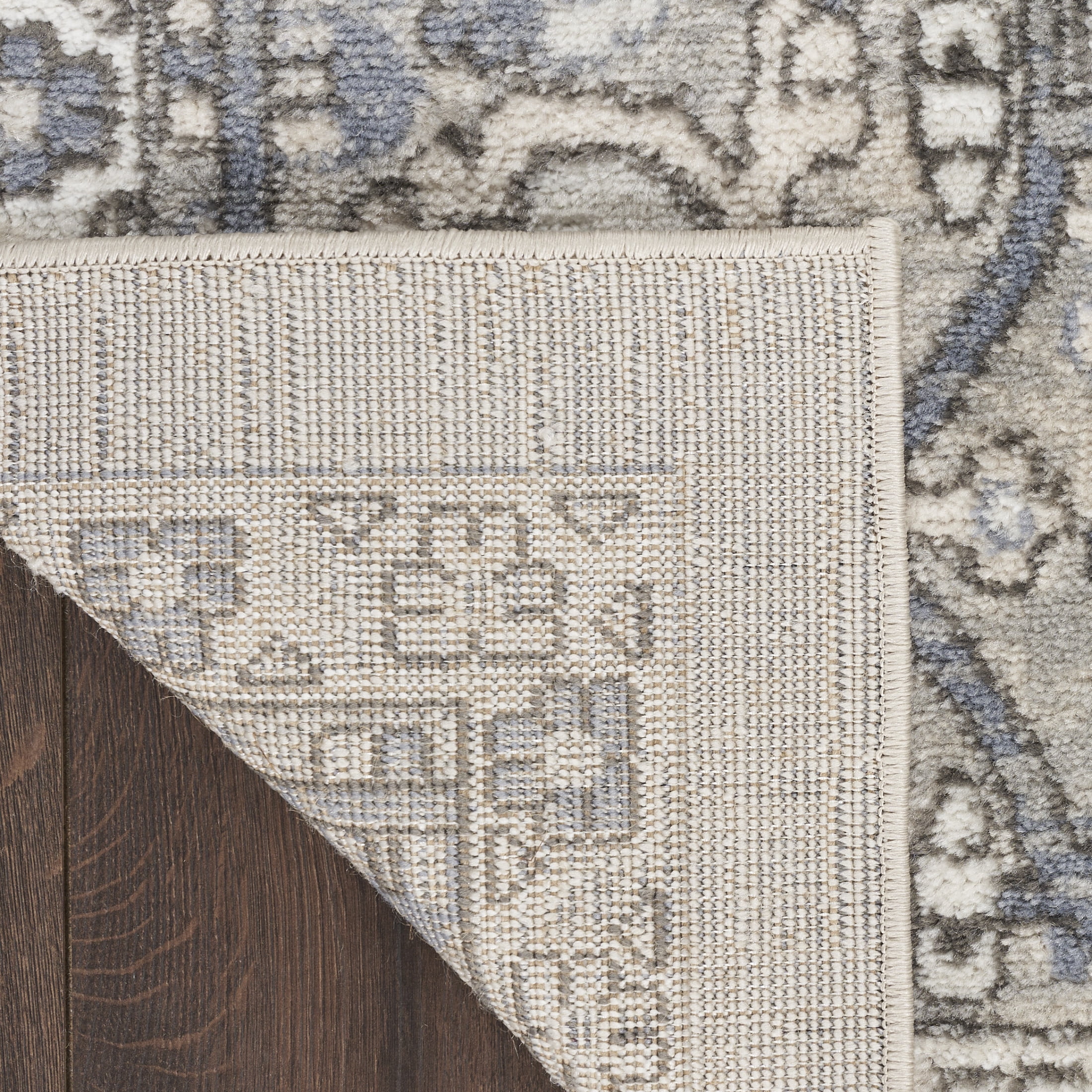 Nourison Concerto 6' x 9' Ivory Blue Vintage Indoor Rug